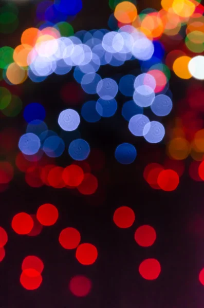 Fondo abstracto círculos bokeh coloridos . — Foto de Stock