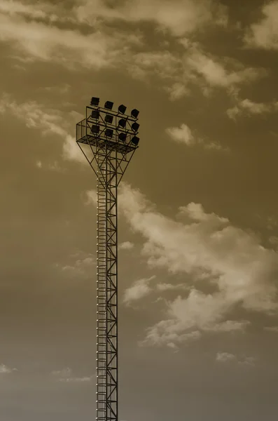 Stadion lub sportowych oświetlenie — Zdjęcie stockowe