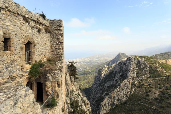 Märchenschloss von Hilarion in Nordzypern Stockbild