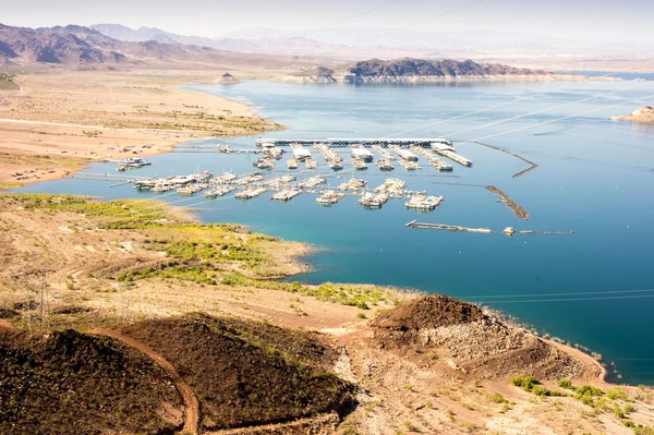 Las Vegas Boat Harbor, Hemenway Harbor en Mead Lake, Nevada —  Fotos de Stock