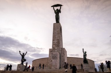 Özgürlük heykeli Gellert Hill Budapeşte, Macaristan