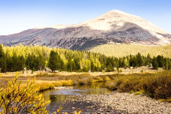 Krásná řeka v Yosemitském národním parku, Kalifornie — Stock fotografie