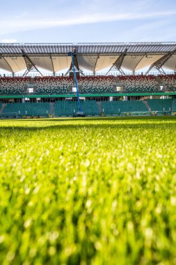 Güneşli, yaz günü sırasında Legia Stadyumu