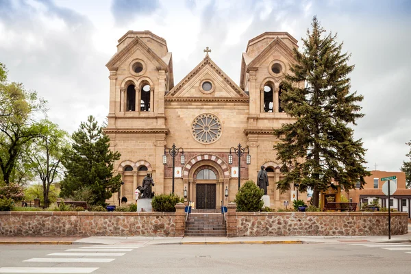 Cathedral Basilica of St. Francis of Assisi, Cathedral Place, Sa — Stock Photo, Image
