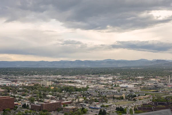 Denver/Schaffhausen ve Rocky Dağları, Colorado, ABD — Stok fotoğraf