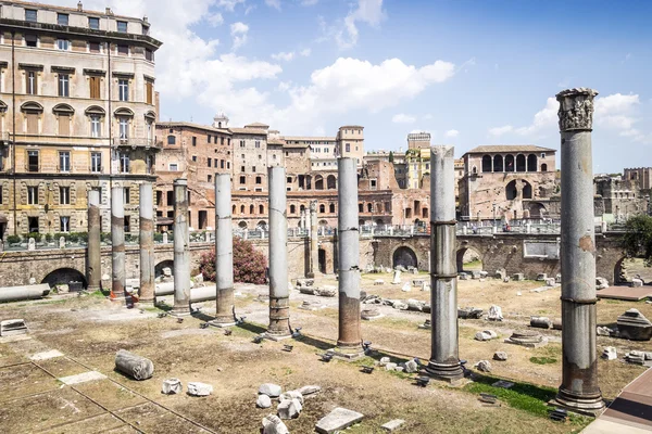 イタリア、ローマのフォロ ・ ロマーノの遺跡 — ストック写真