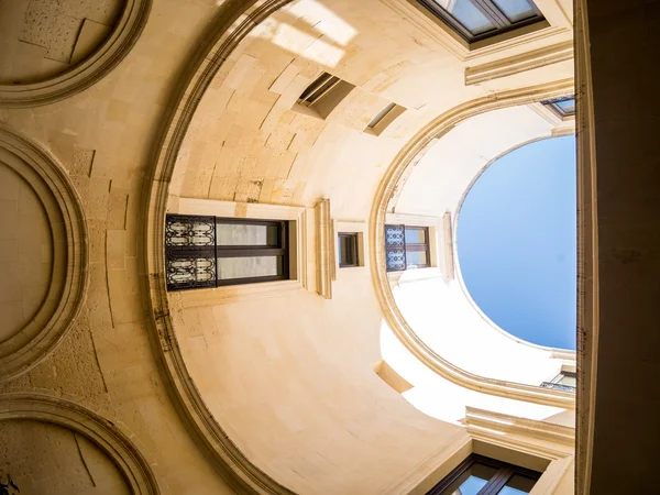 Small courtyard in sunny Lecce, Italy