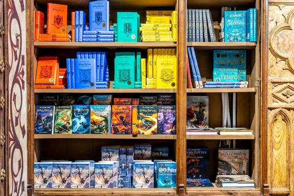 Porto Portugal Mai 2021 Intérieur Étonnante Librairie Lello — Photo