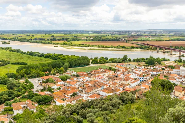 Architecture Santarem Surrounded Green Fields Tagus River Central Portugal — Stock Photo, Image