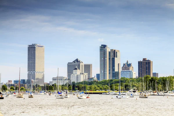 Milwaukee skyline, Wisconsin, USA — Stock Photo, Image