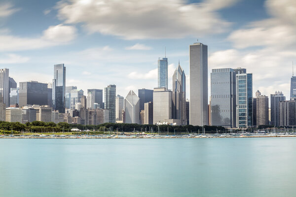 Beautiful skyline of Chicago, Illinois, USA