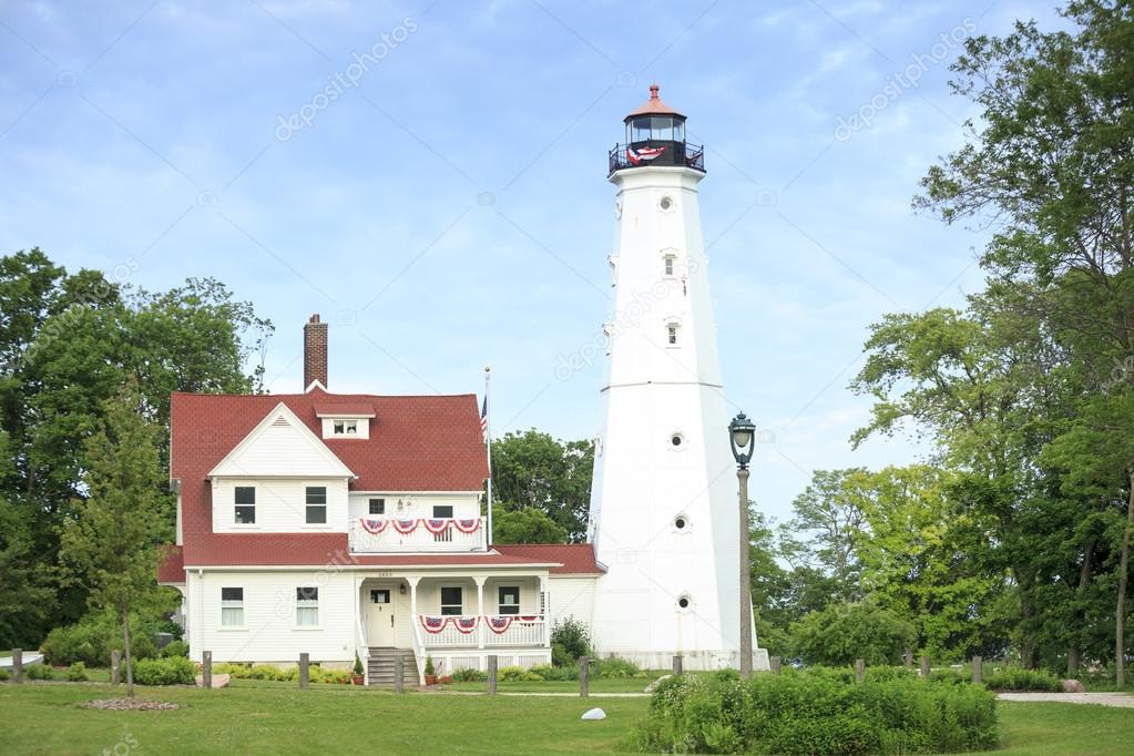 Lighthouse in Milwaukee, Wisconsin