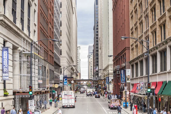 Finance District, Chicago, Illinois, USA — Stock Photo, Image