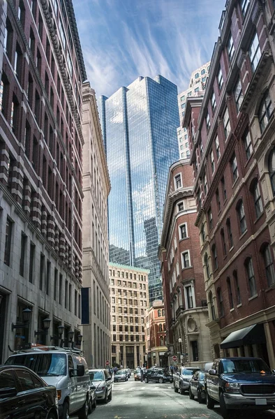 When old meets new in Boston, Massachusetts — Stock Photo, Image