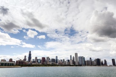 Chicago manzarası, Illinois.