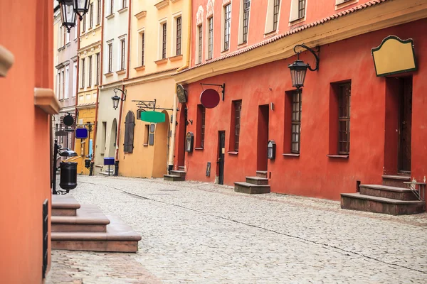 Lublin centro da cidade, Polônia — Fotografia de Stock