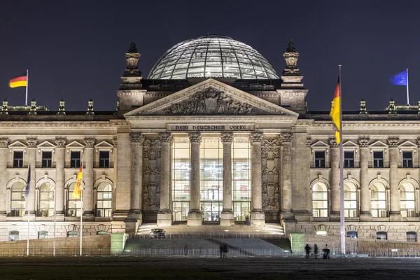 Reichstagsgebäude in Berlin Stockbild