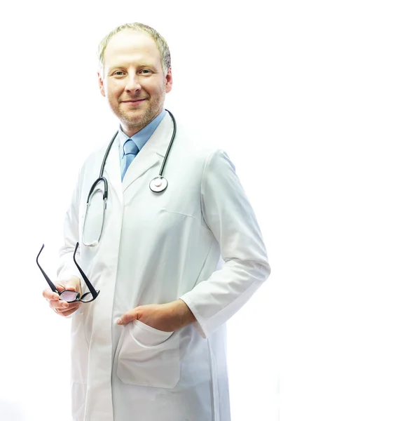 Doctor with stethoscope — Stock Photo, Image