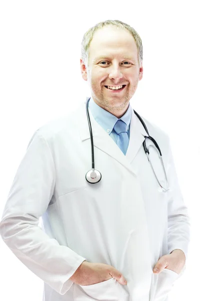 Doctor with stethoscope — Stock Photo, Image