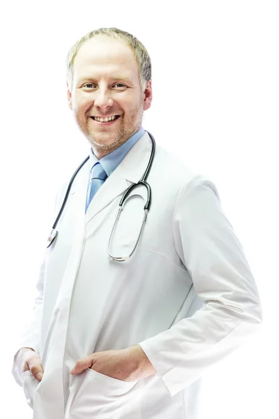 Doctor with stethoscope Stock Image