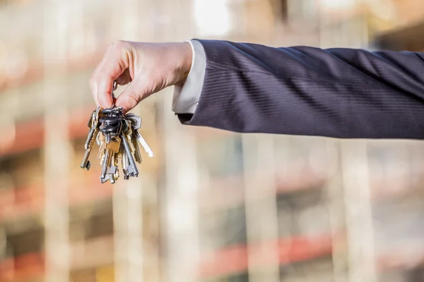 Bunch of keys to your brand new apartment — Stock Photo, Image