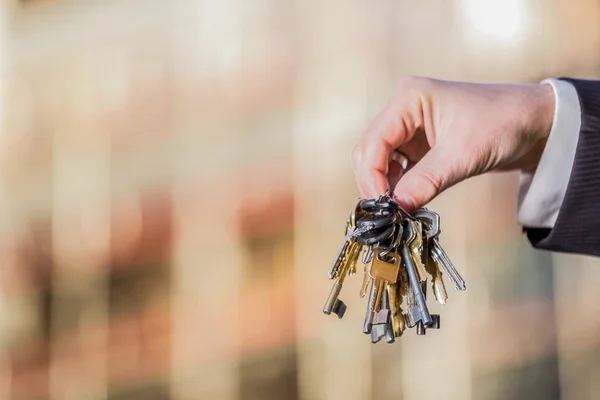 Massa nycklar till din nya lägenhet — Stockfoto