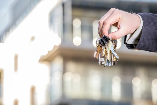 Schlüsselbund für Ihre brandneue Wohnung — Stockfoto