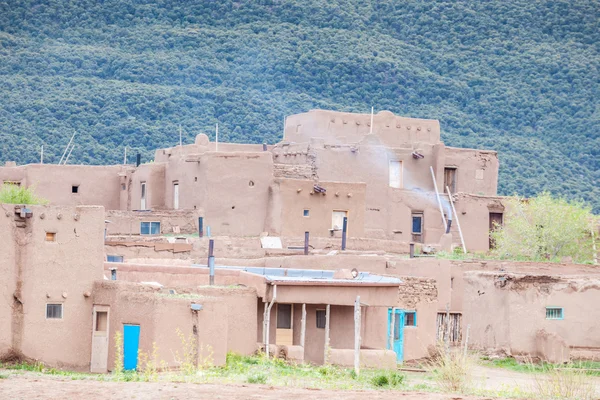 Taos Pueblo αξιοσημείωτο παράδειγμα ενός παραδοσιακού τύπου Umeda συμβούλου για — Φωτογραφία Αρχείου