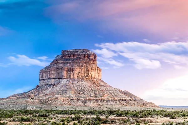 Chaco kültür Milli Tarih Parkı, yeni Meksika Fajada Butte — Stok fotoğraf