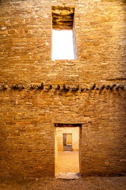 Buildings in Chaco Culture National Historical Park, NM, USA clipart