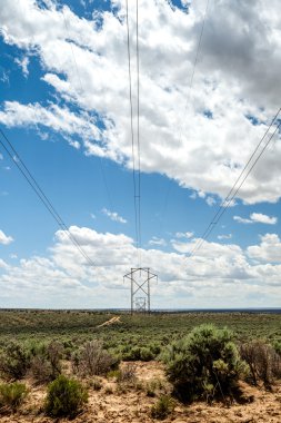 Big and long electric lines