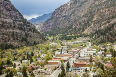 Ouray Panorama clipart