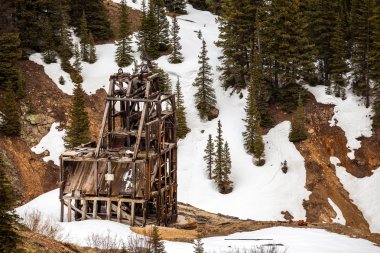 Old silver mine shaft