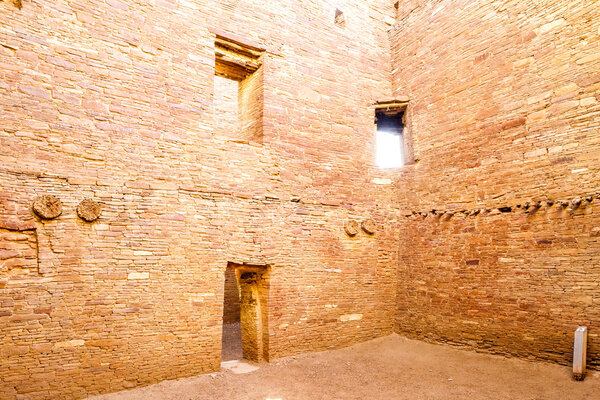 Buildings in Chaco Culture National Historical Park, NM, USA
