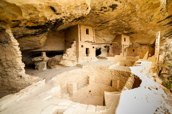 Cliff bostäder i Mesa Verde nationalparker, Co, Usa — Stockfoto