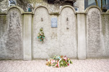 Yahudi Geto duvarına, Krakow, Polonya