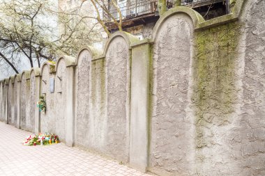 Yahudi Geto duvarına, Krakow, Polonya