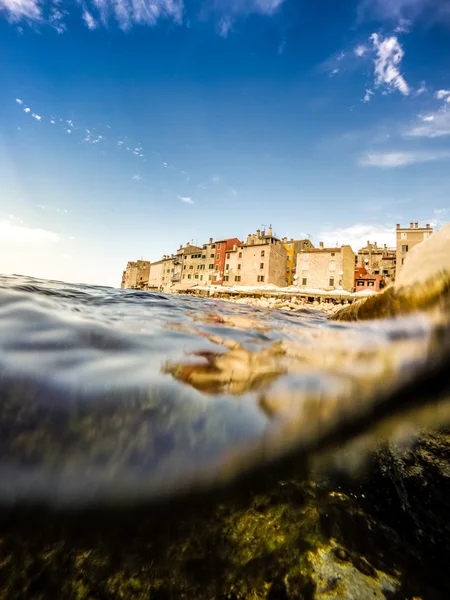 Rovigno come bella destinazione estiva, Croazia — Foto Stock