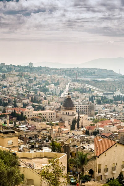 Panorama von nazareth, israel — Stockfoto