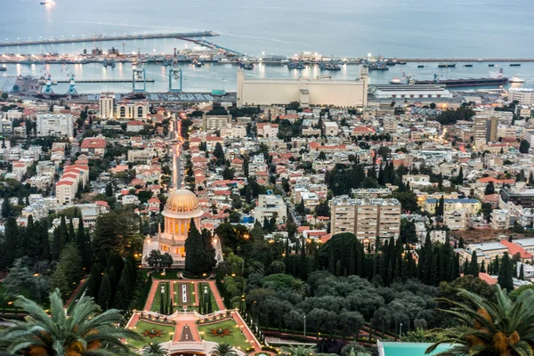 Panorama haifa, Izrael — Zdjęcie stockowe