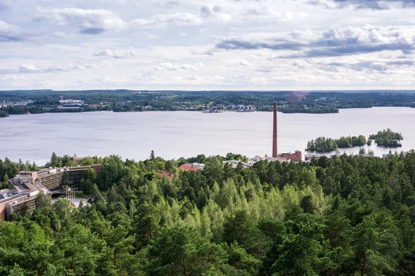 Panorama, Hame regionu, Tampere w Finlandii — Zdjęcie stockowe