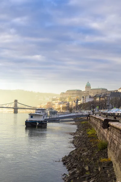 Панорама Будапешт, Угорщина — стокове фото