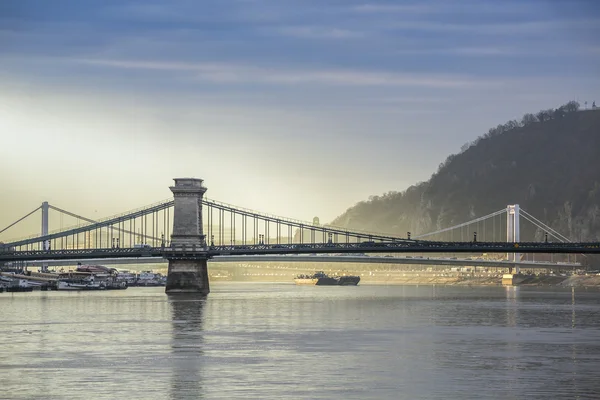 Panorama in Boedapest, Hongarije — Stockfoto