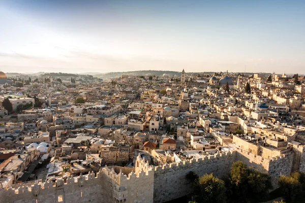 Panorama von jerusalem aus dem Norden, israel — Stockfoto