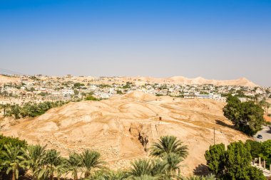 Tarihi ve modern şehir Jericho, Palestine