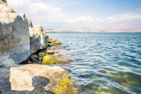 Morza brzeg Galilea, Izrael — Zdjęcie stockowe