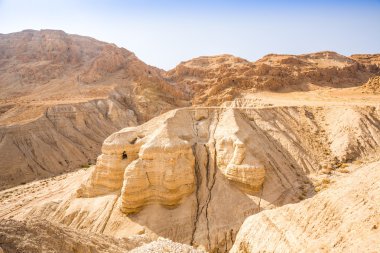 Dead sea scrolls bulunduğu Qumran içinde mağara