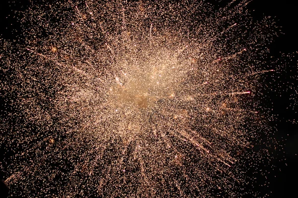 Fireworks at the sky — Stock Photo, Image