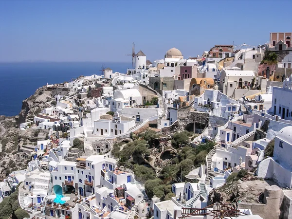 santorini görünümünü