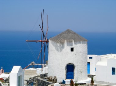 Santorini yel değirmeni